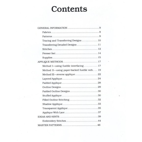 Applique The Kwik Sew Way Kerstin Martensson & UNCUT Master Sewing Patterns 1988 - Picture 4 of 10